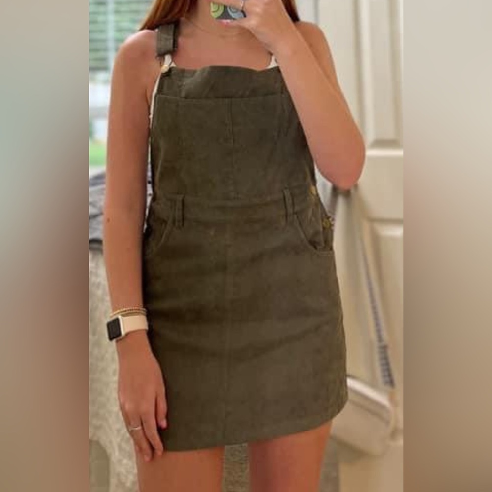 Chic Olive Mini Dress